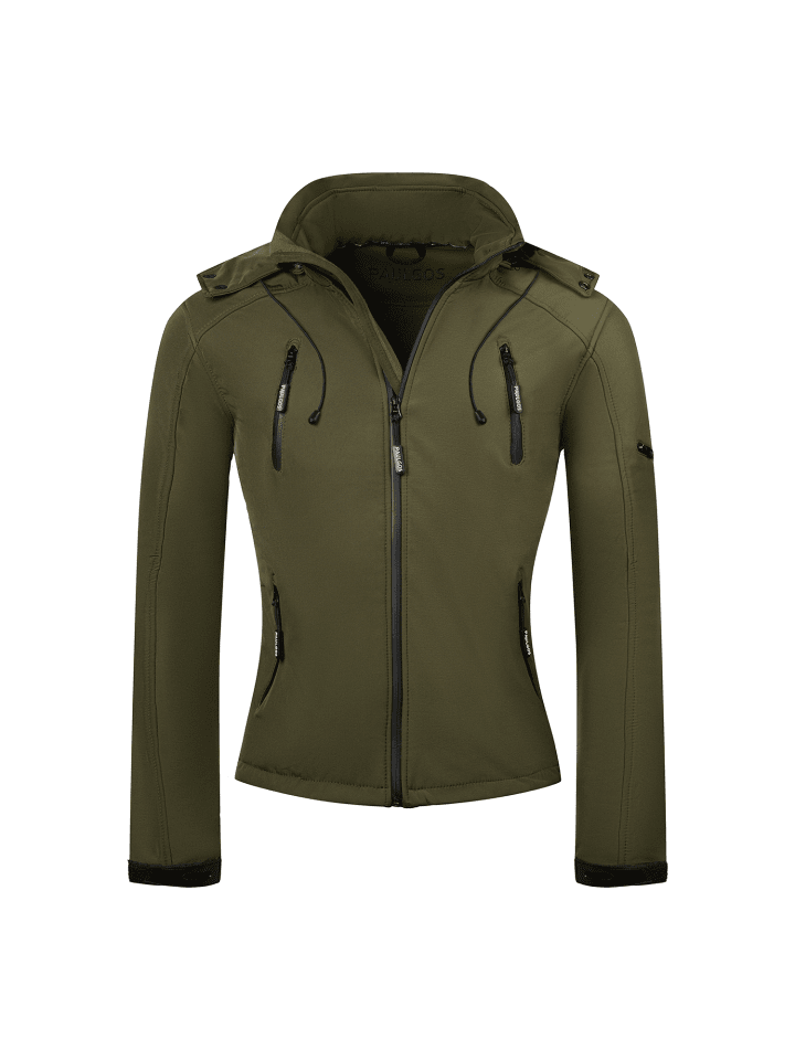 Herren Softshell Jacke Outdoor Funktionsjacke in Olive