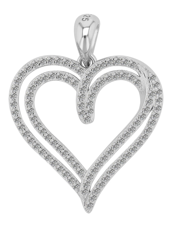Damen Anhänger aus 925 Silber in silber