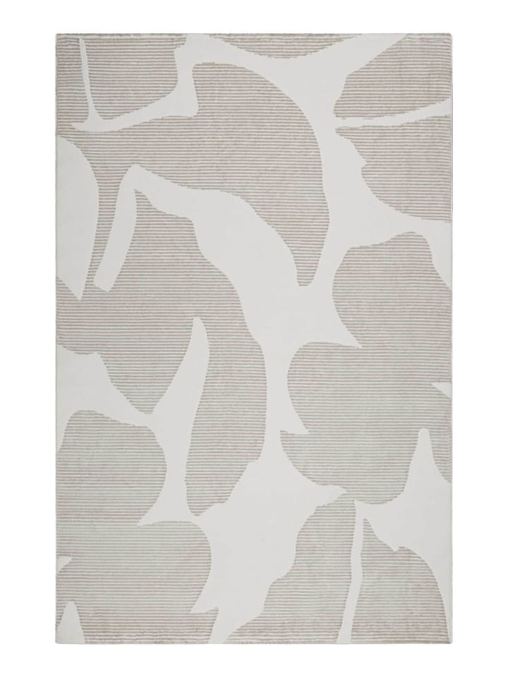 Kurzflorteppich Sara in creme beige