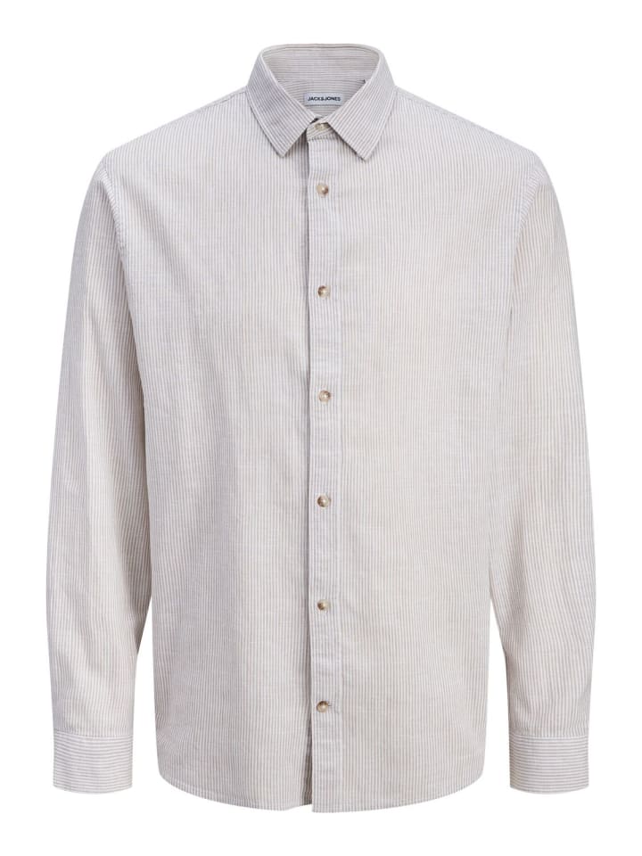Hemd JJESUMMER LINEN BLEND in Mehrfarbig