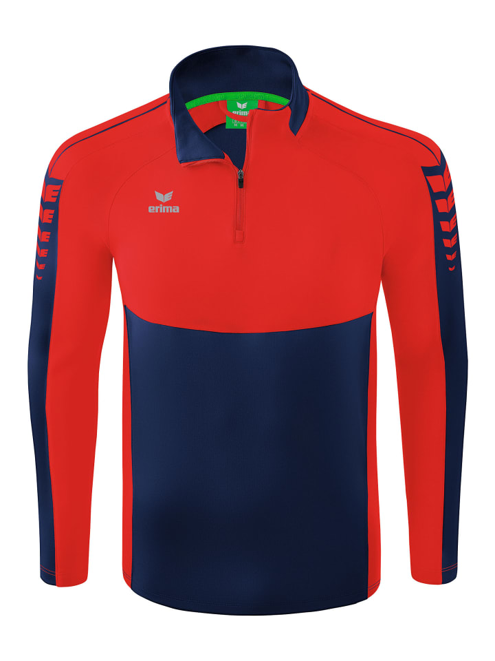 Unisex Erwachsene, Erwachsene Six Wings Trainingstop in new navy/rot