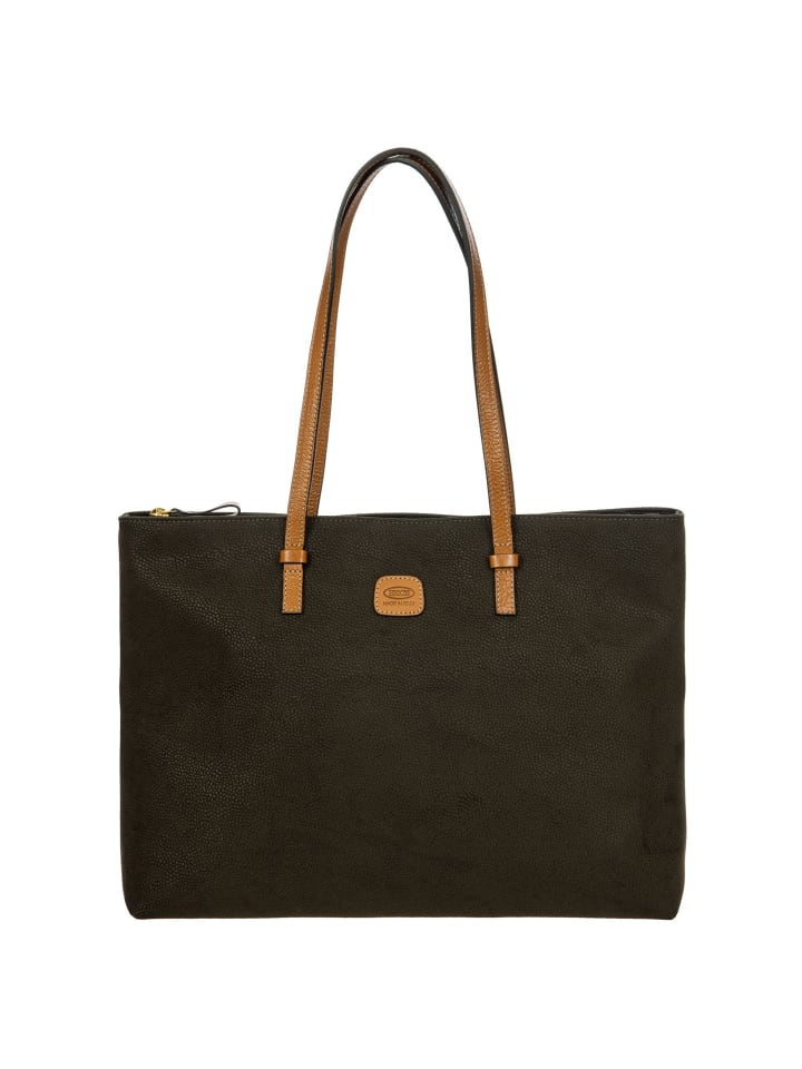 Life Schultertasche 35 cm olive