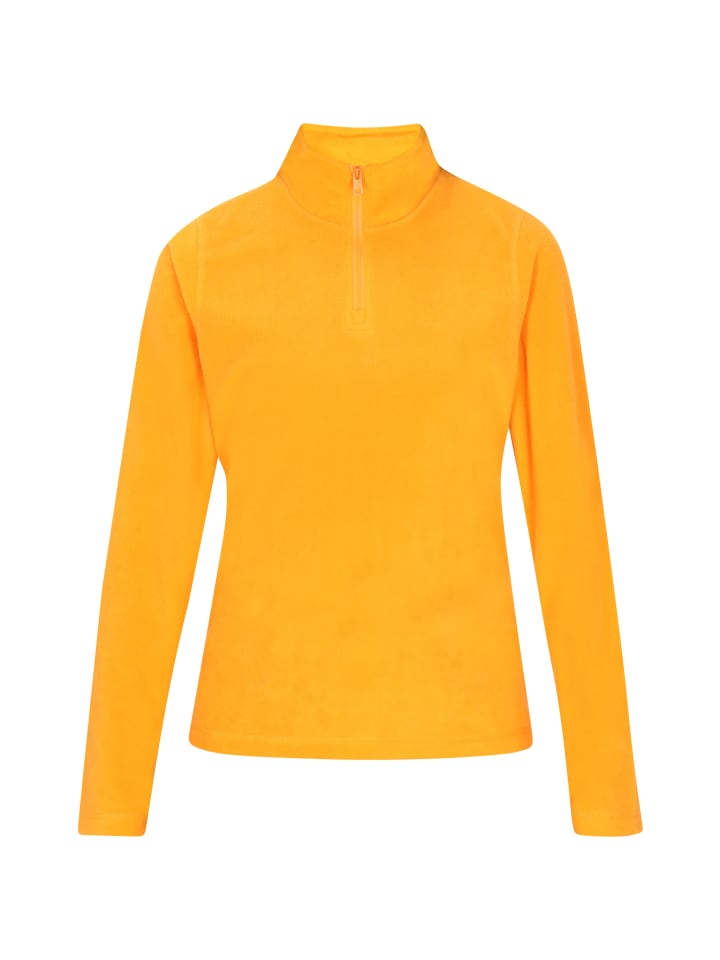 Damen Fleecepullover in Hellorange