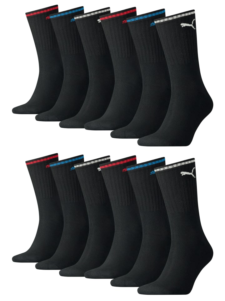 Socken CREW SOCK STRIPE 12 Paar in Black
