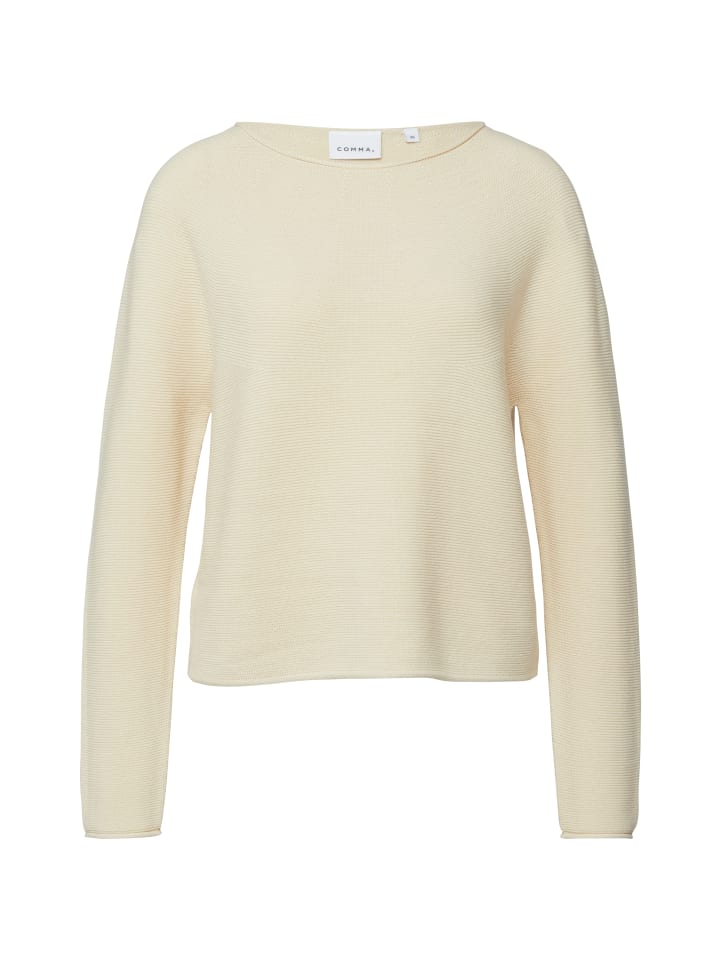 Strickpullover in sand - 0001