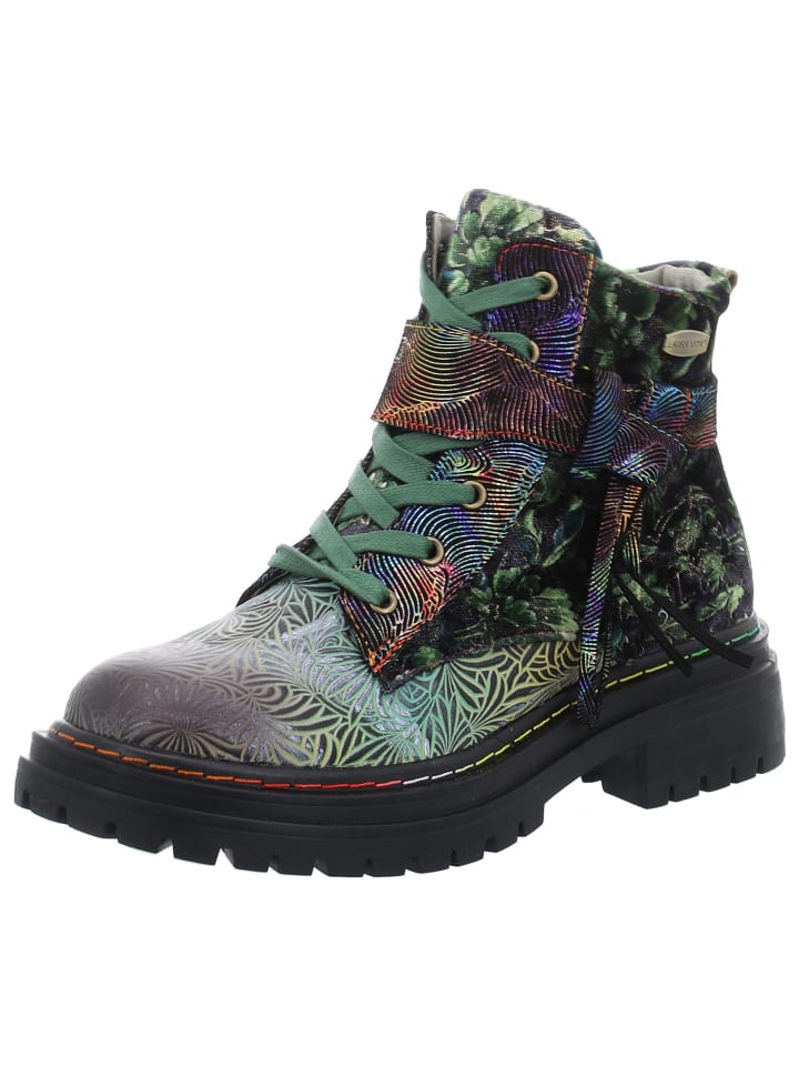 Stiefelette in grün
