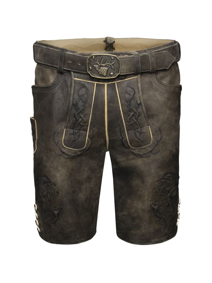 Lederhose Gorgon in schwarz