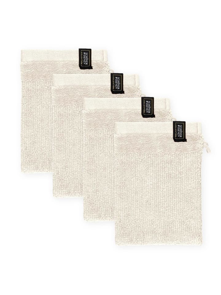 Waschhandschuh SENSE 4 in Cremeweiss