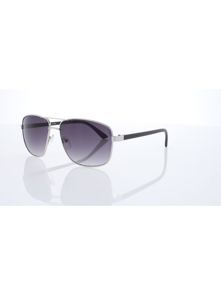 Sonnenbrille in silberfarben