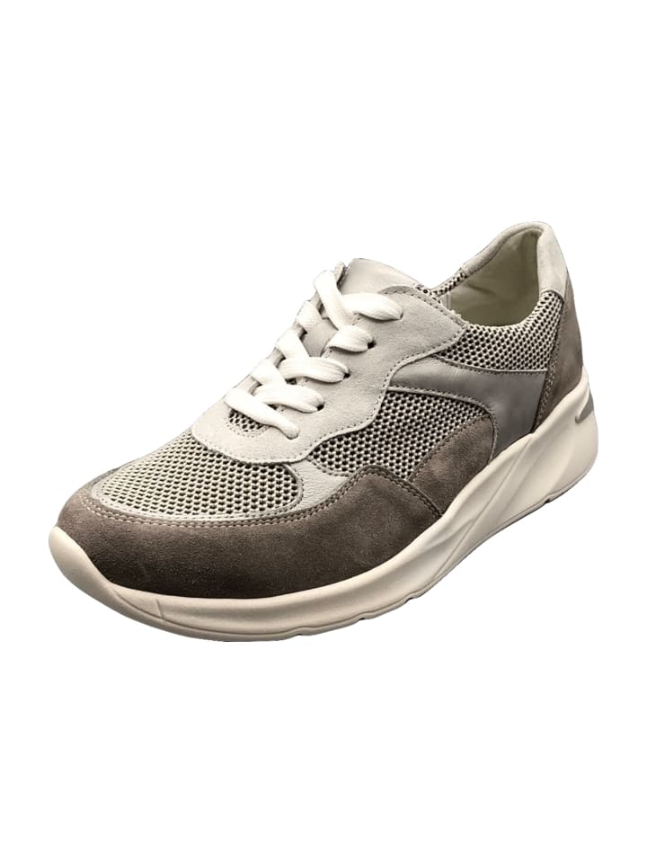 Komfort Schnürschuhe in Grau