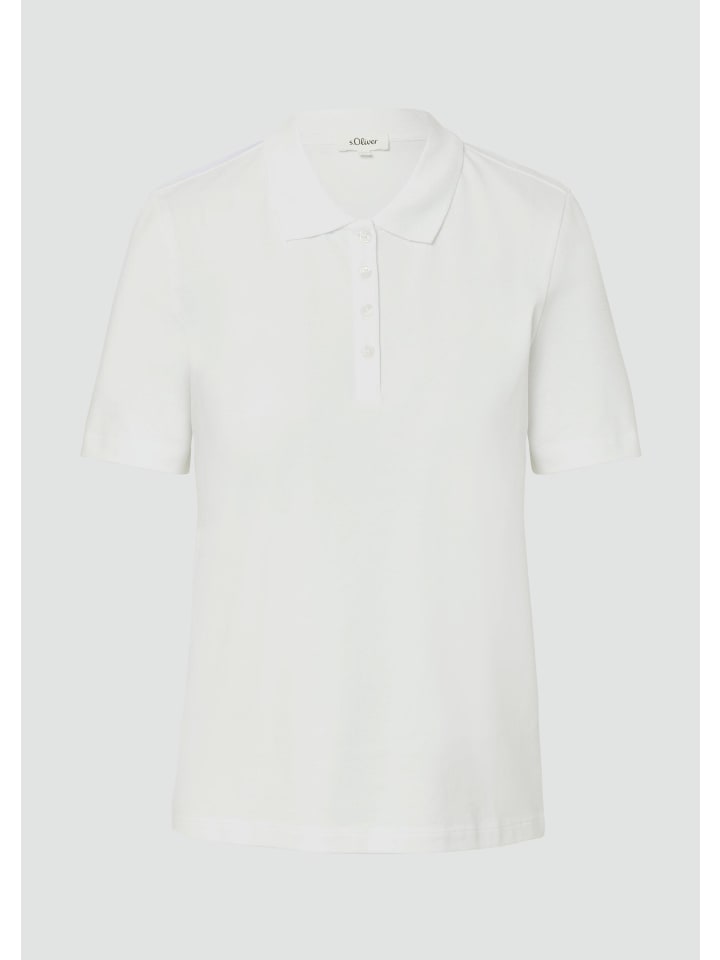 Polo-Shirt  in  0100_weiß