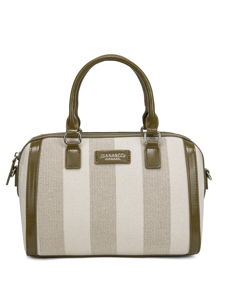 Handtasche in GREEN AND GREY