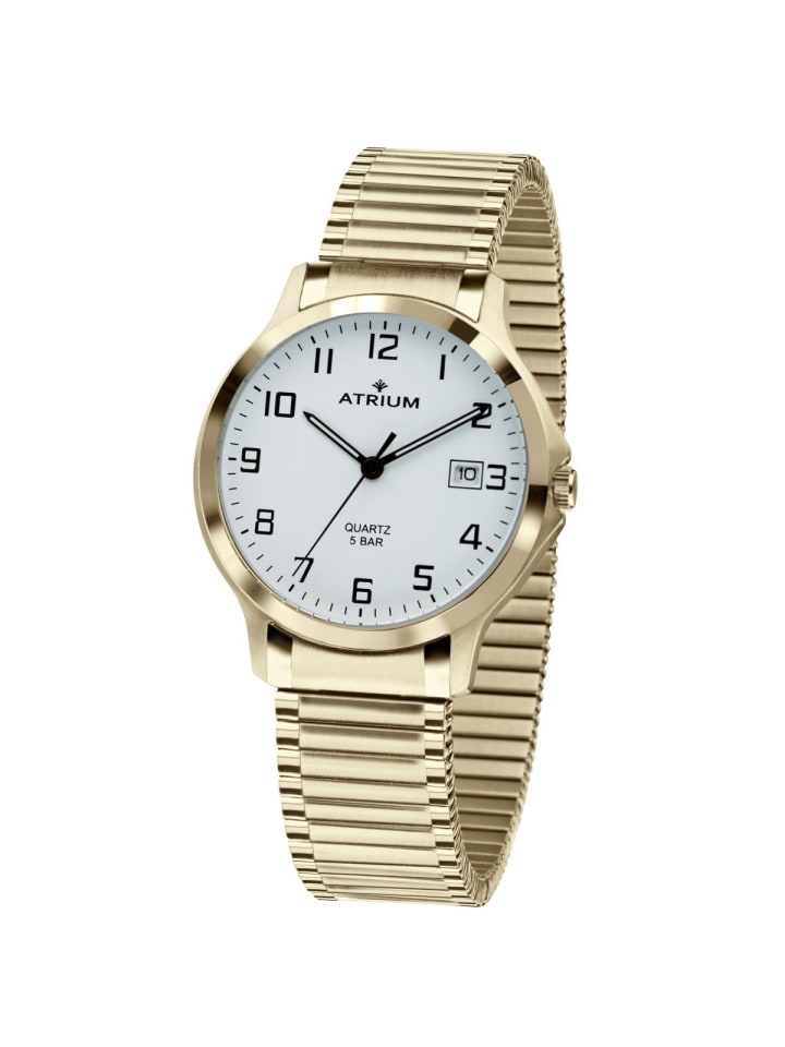 Quarzuhr A12-60 in Gold