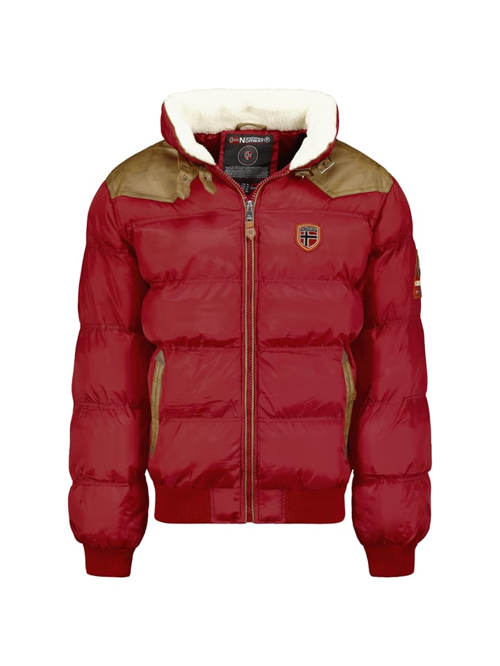 Herren Regular Fit Jacke  in Burgundy
