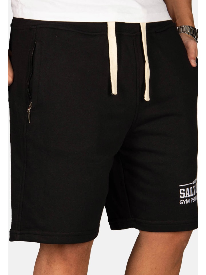 A. Salvarini  kurze Hose in Schwarz