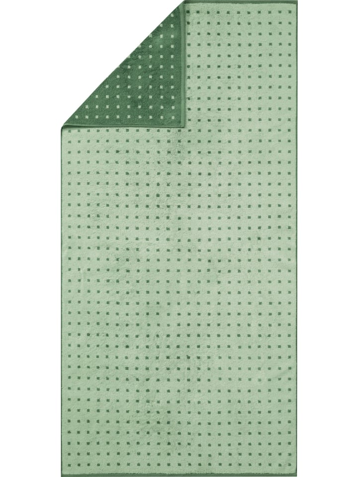 Jacquard Strandtuch in jade