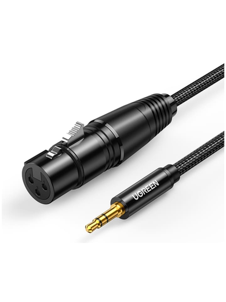 Ugreen Audiokabel 3,5 mm Klinke mannlich XLR weiblich 1 m