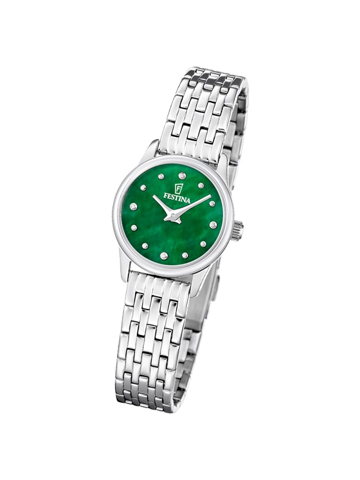Analog-Armbanduhr Festina Mademoiselle silber klein (ca. 23mm)