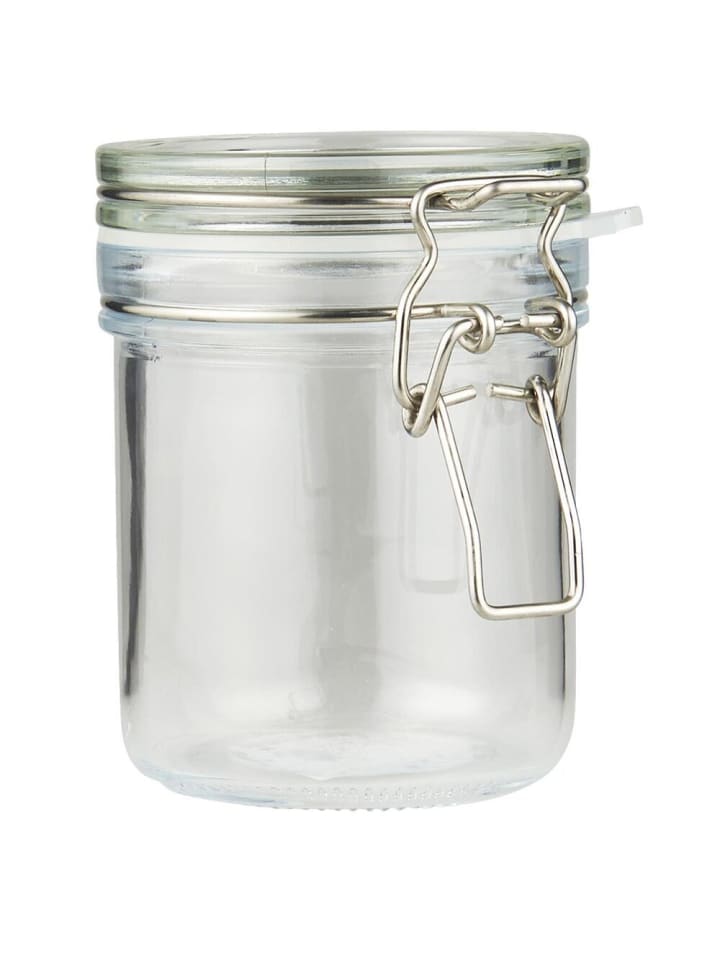 Glasbehälter mit Patentdeckel aus Einmachglas in klar