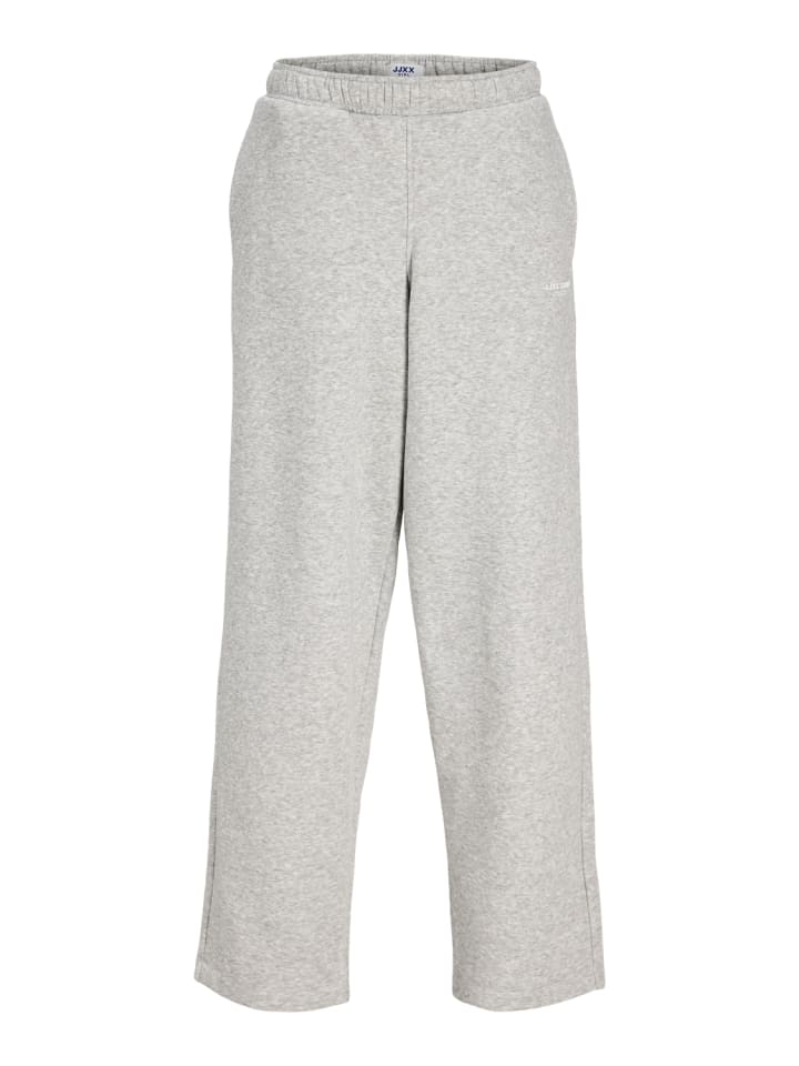 Jogginghose warm angeraut Jxstudio Vesterbro Pant in light grey melange