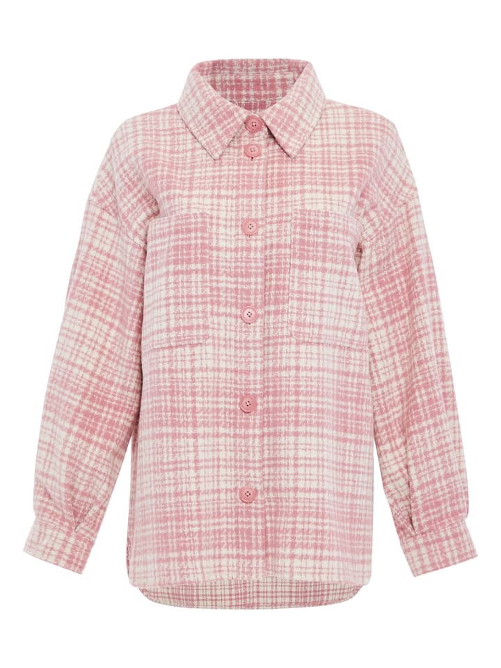 Freizeitjacke Drake Shacket in Pink