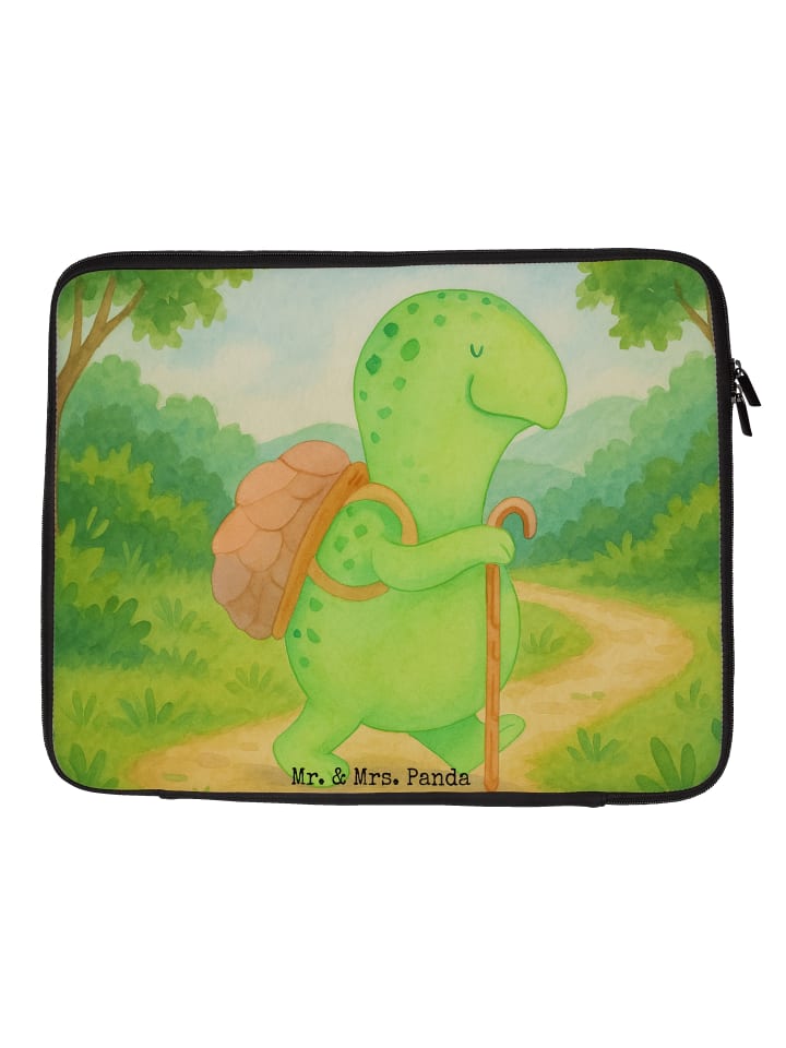 Laptophülle Schildkröte Wanderer Design ohne Sp... in Weiß
