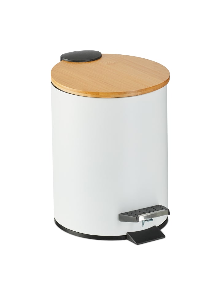 Mülleimer Bad in Weiß - 3 l