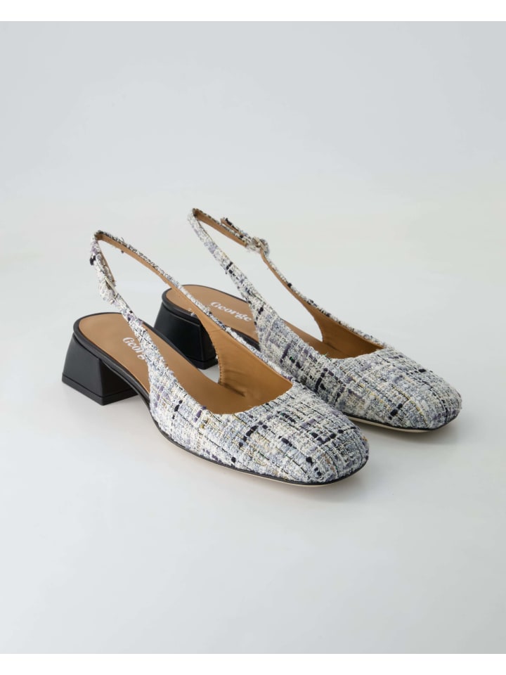 Slingpumps in Weiß