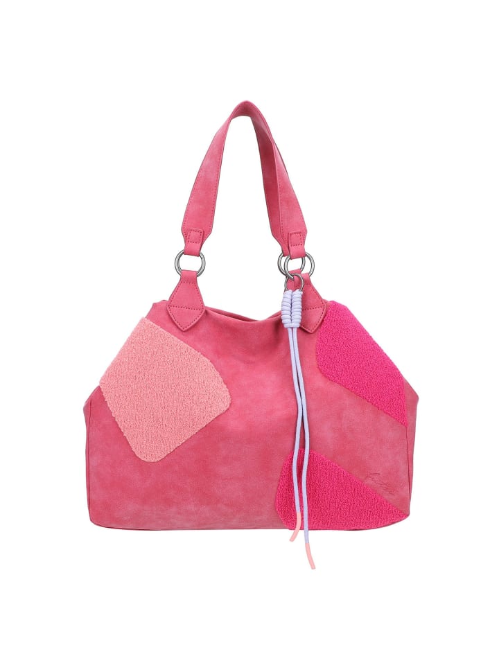 Izzy Schultertasche 42 cm soft berry