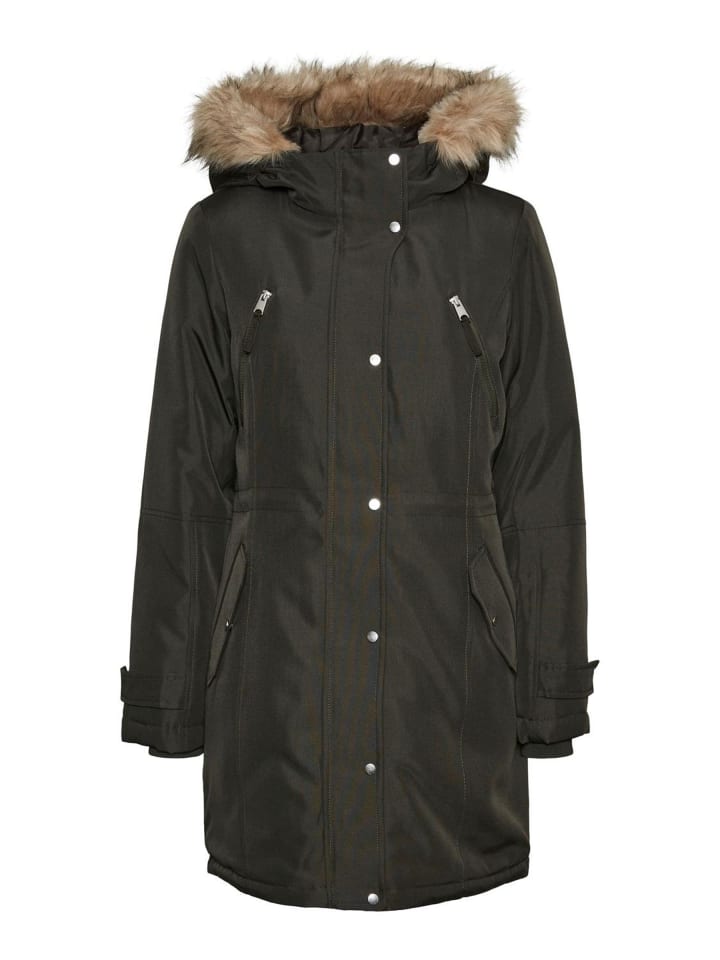 Langer Parka in Peat