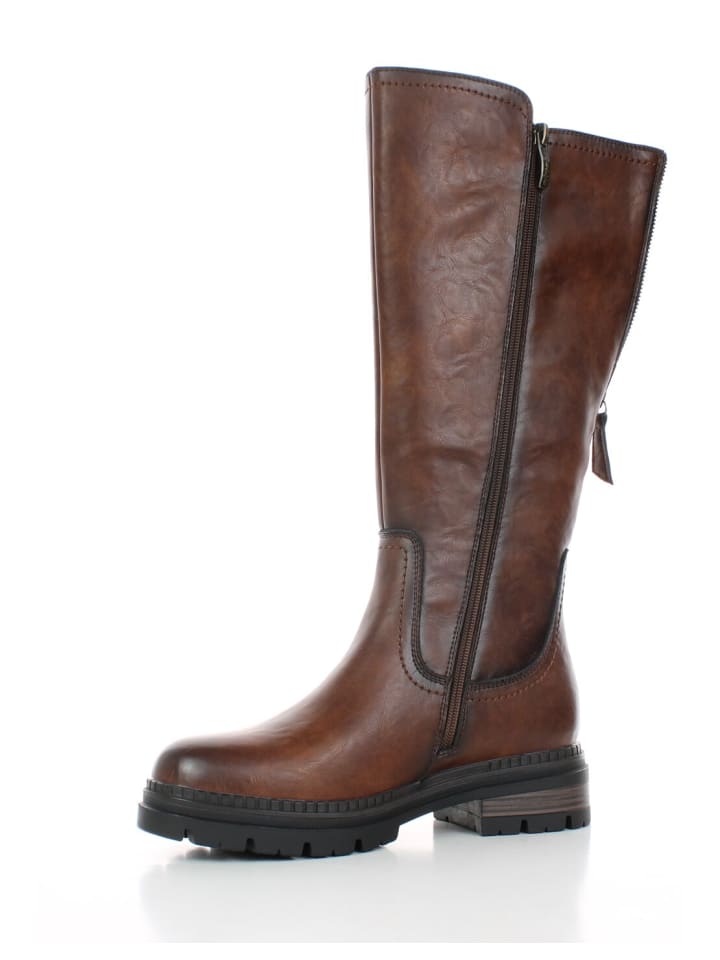 Stiefel in Cognac