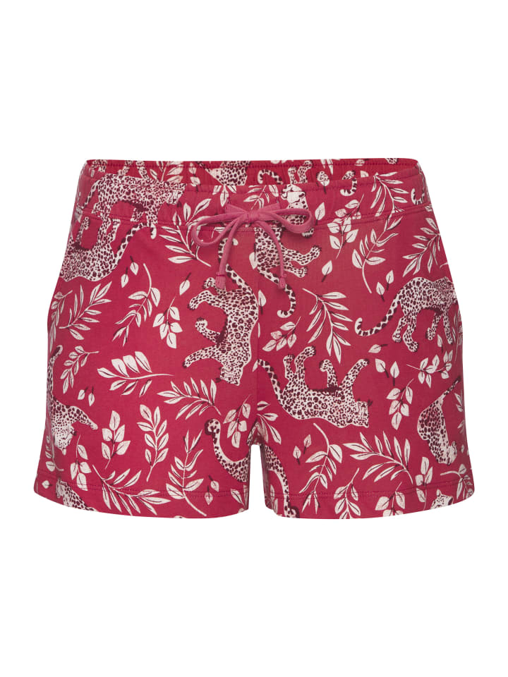 Schlafshorts in rot