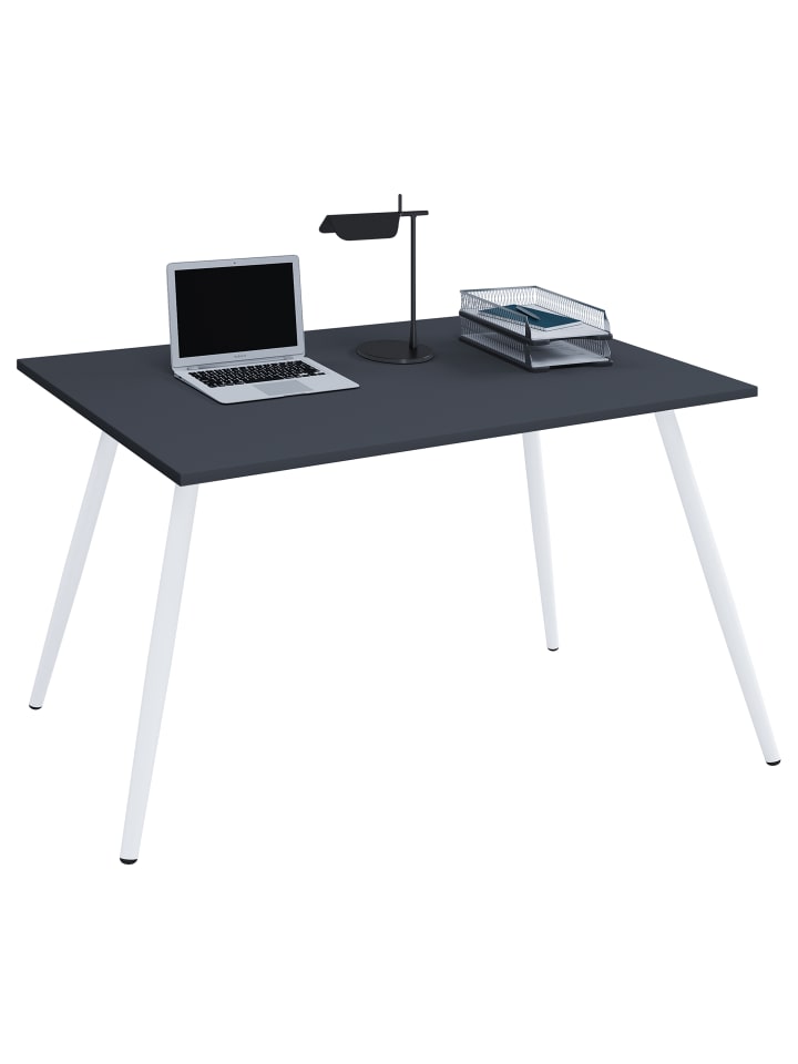 Schreibtisch Bürotisch Computertisch Salia 138x50 in Anthrazit