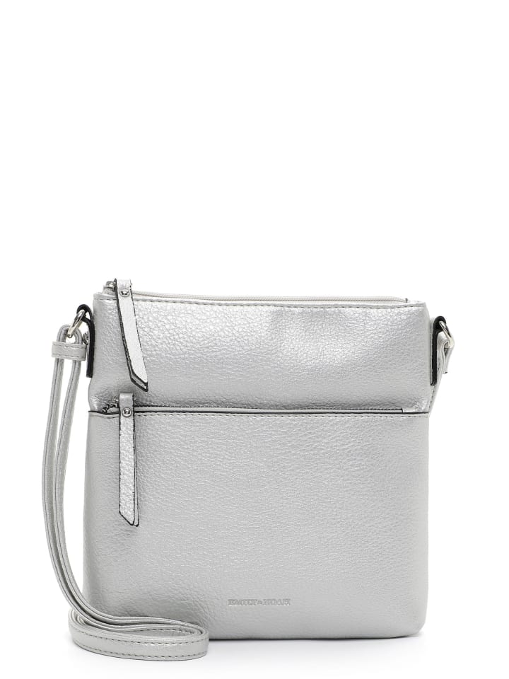Umhängetasche E&N Emma in shinysilver 842
