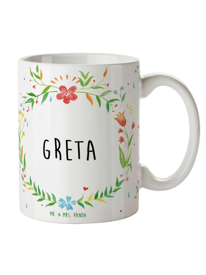 Kaffeetasse Greta mit Spruch in Keine Angabe