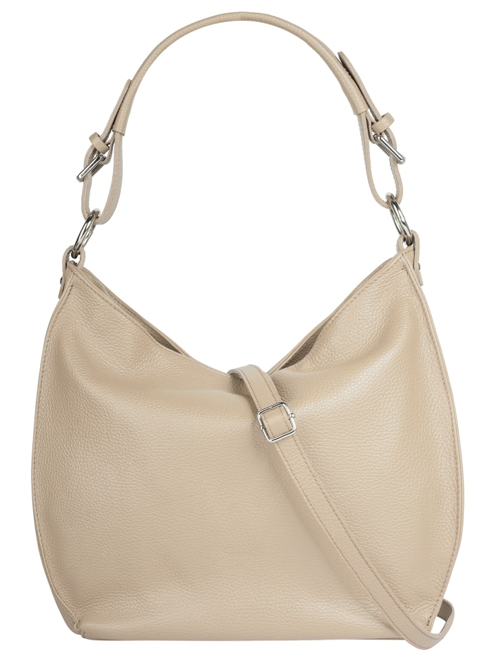 Shopper echt Leder in beige