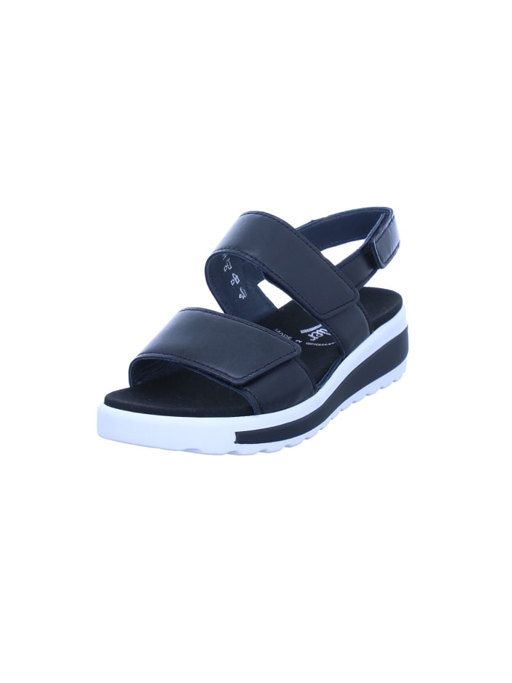 Plateausandalette Hanna in schwarz
