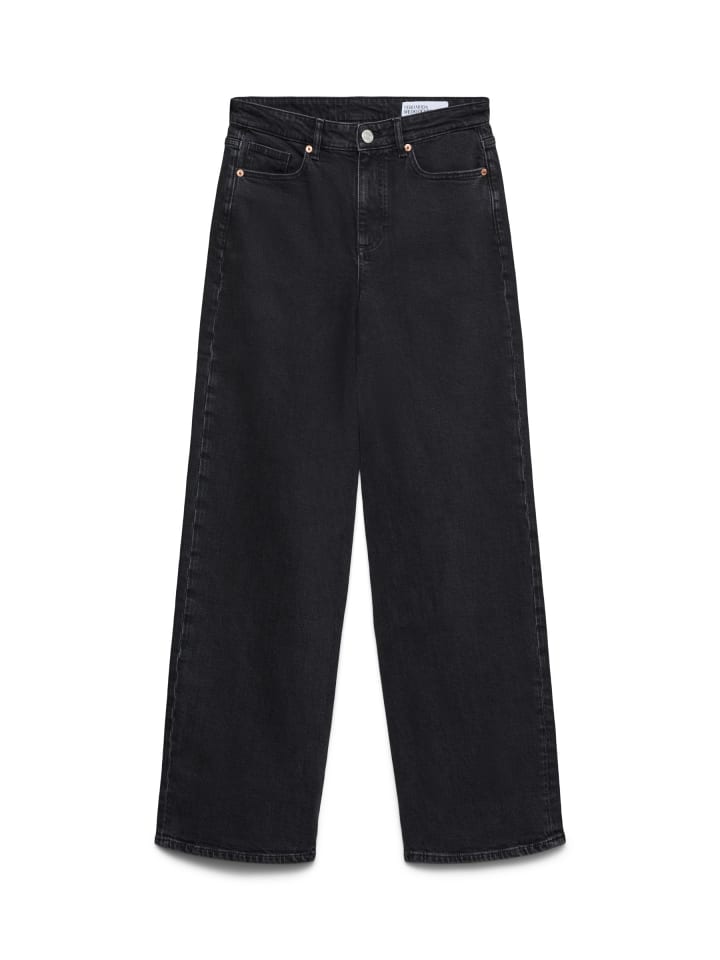 Weit geschnitten in Black Denim