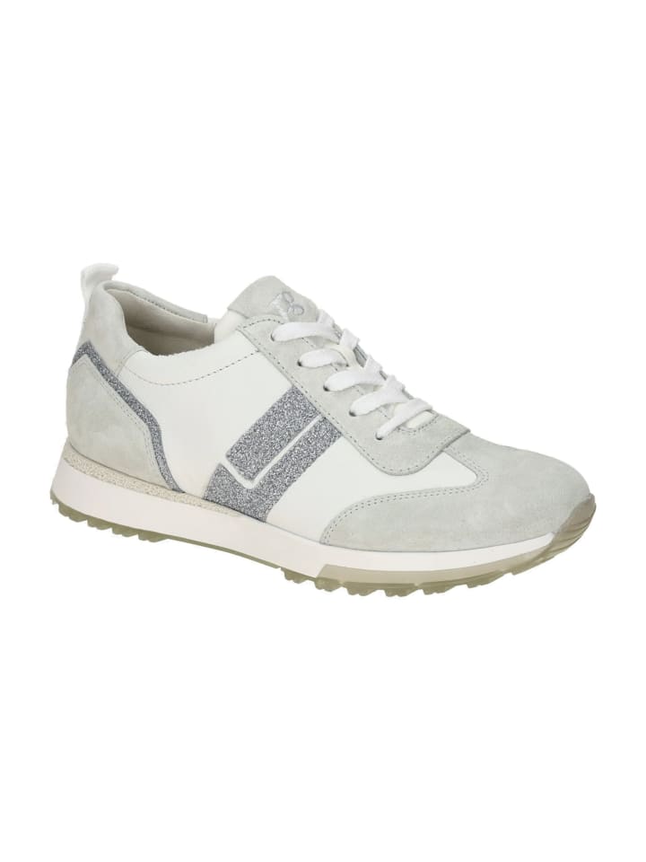Sportliche Schnürschuhe in Weiß