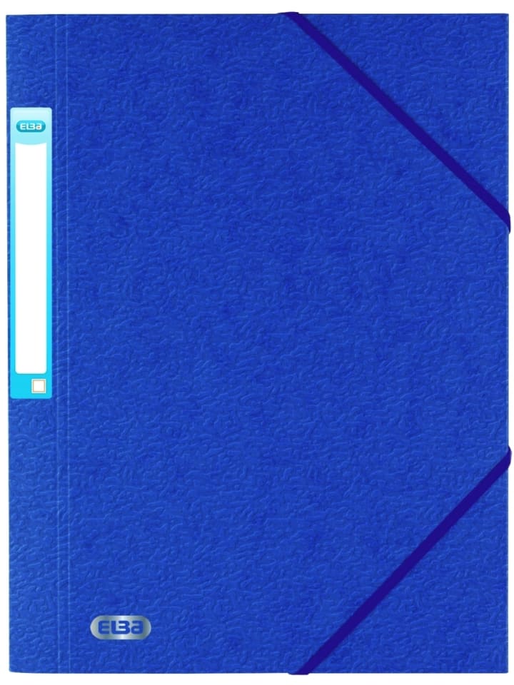 Eckspannermappe Eurofolio Prestige A4 Spezialkarton 600 g/qm blau