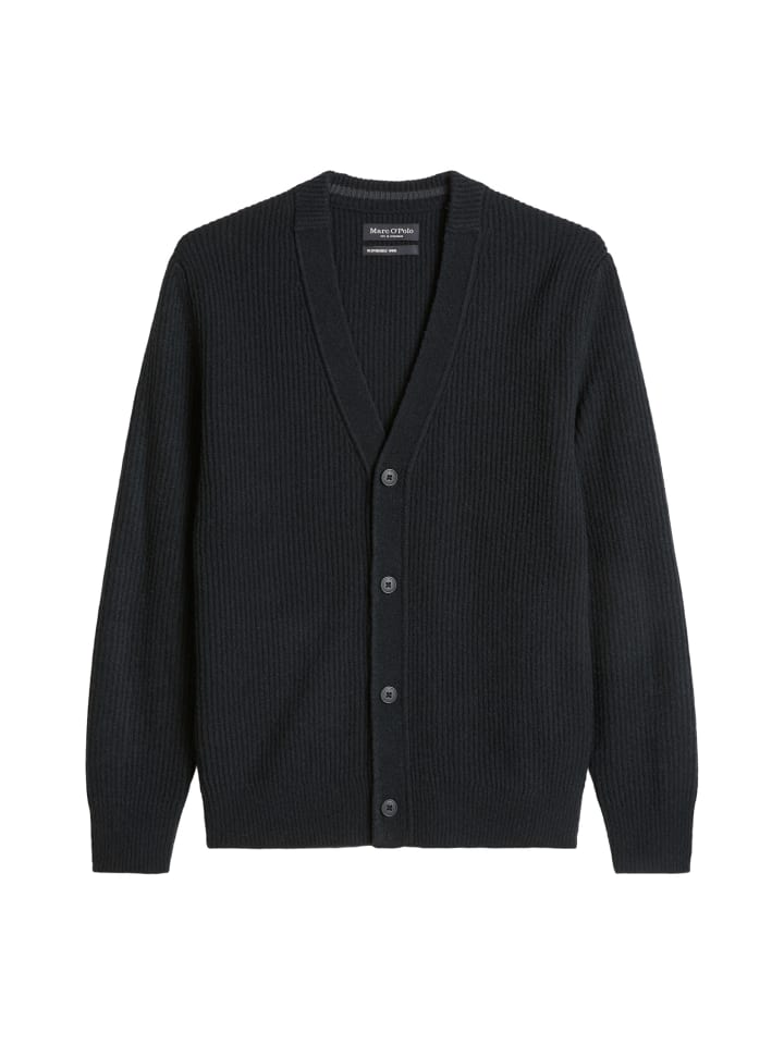 Strickjacke regular in Schwarz