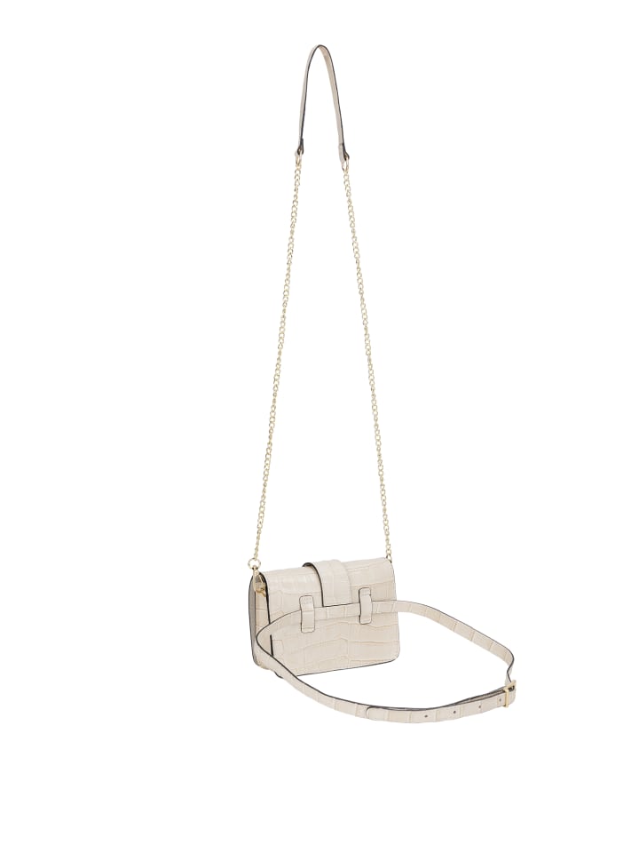  Kleine Tasche mit Lasche, Beige