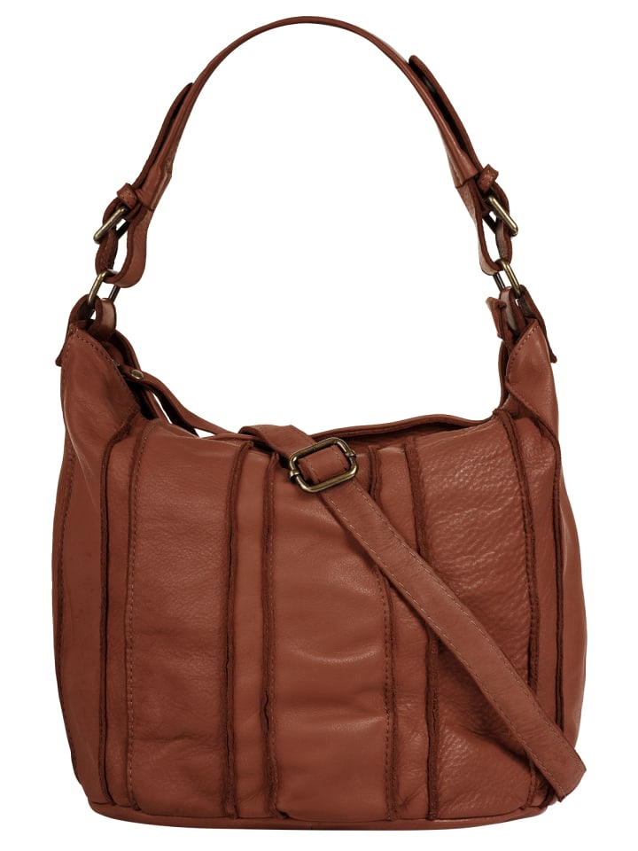 Shopper echt Leder in cognac