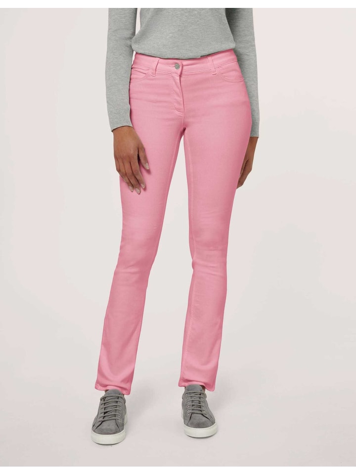 Magic-Jeans in lachsrosa