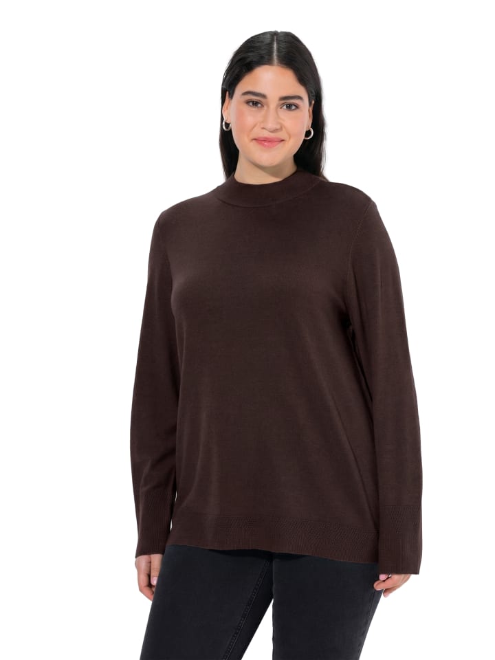 Pullover in mahagoni