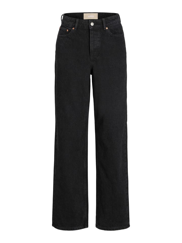 Locker geschnitten in Black Denim