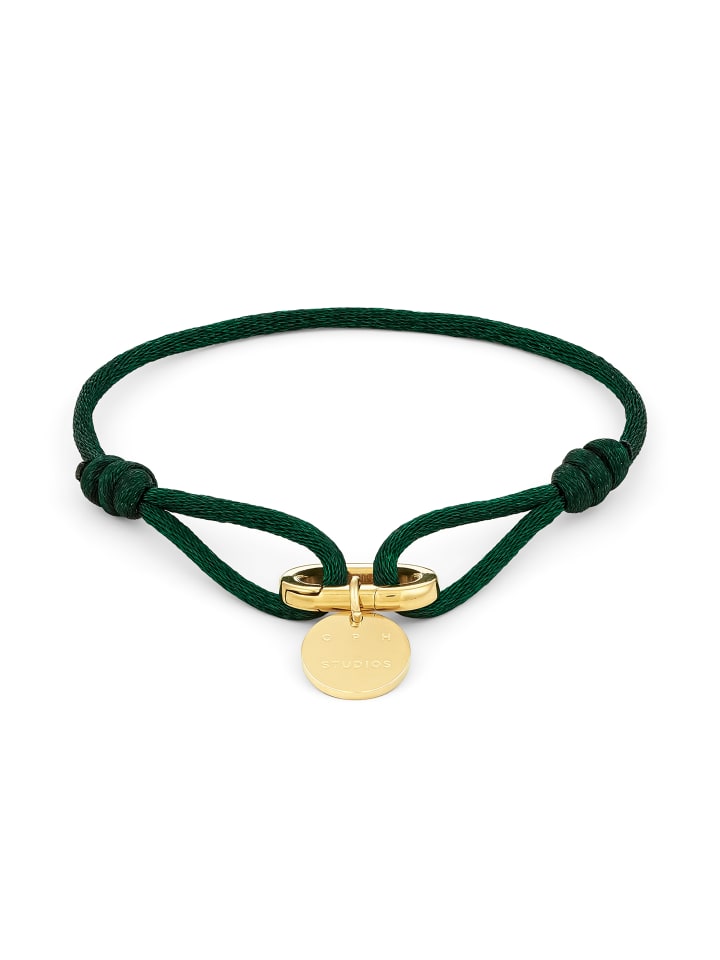 Armband Fabric Link in grün