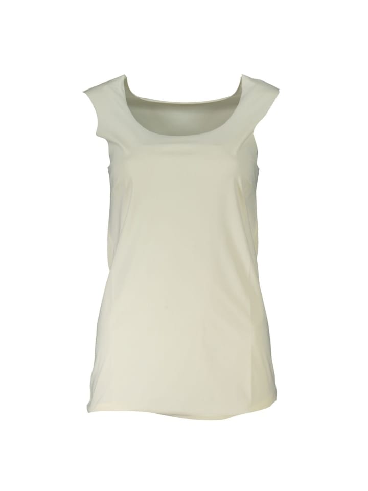 Weiß Polyamid Damen Tank Top
