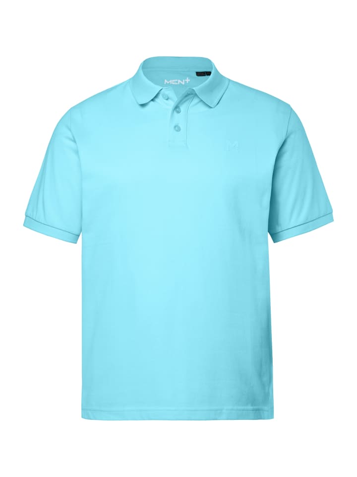 Poloshirt in helles türkis
