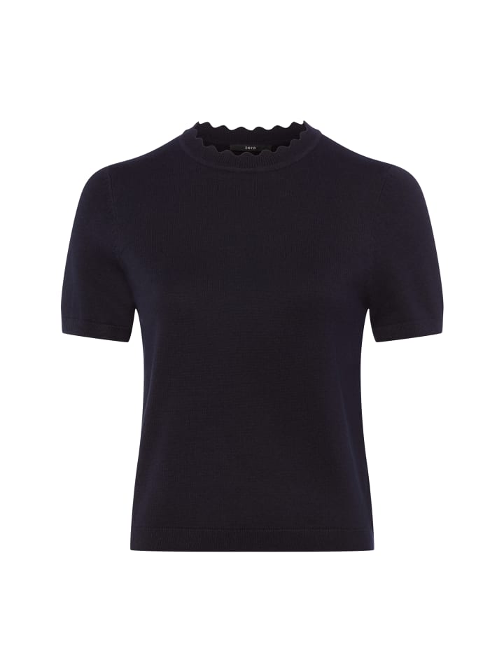 Strickshirt in marine - 0001